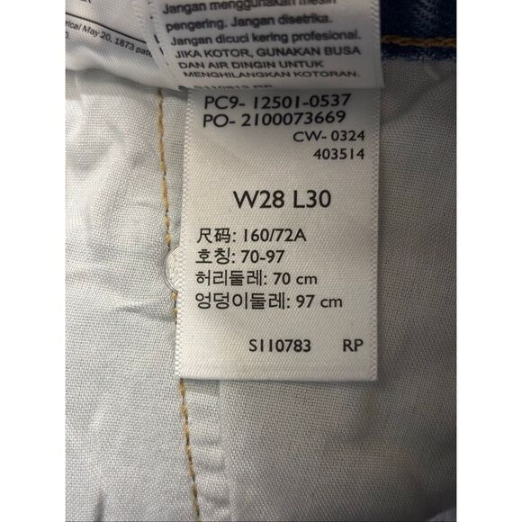 Levi's 501 Original Fit Straight-Leg Jeans women’s 28 - Picture 4 of 12